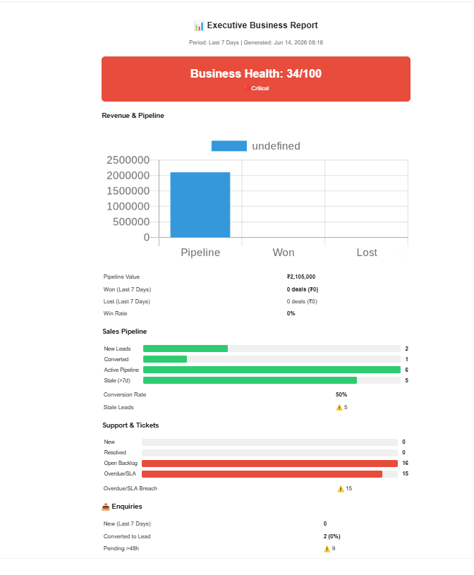 Executive Reports